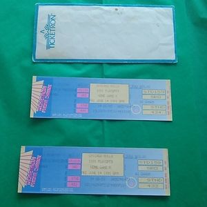 Chicago bulls michael jordan 1991 NBA playoffs tic